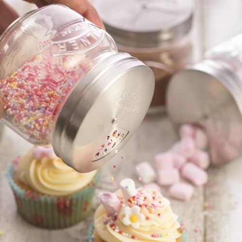 Kilner Storage Jar Set for Coffee Tea or Cider