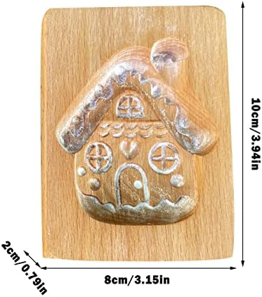 Cakina Hand Food Sealer Christmas House Biscuits Molds