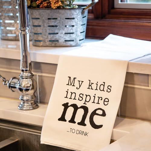 My Kids Inspire Me Dish Towel 8 oz Hand Soap