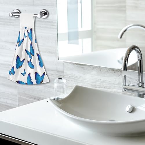 Blue Butterfly Kitchen Towels