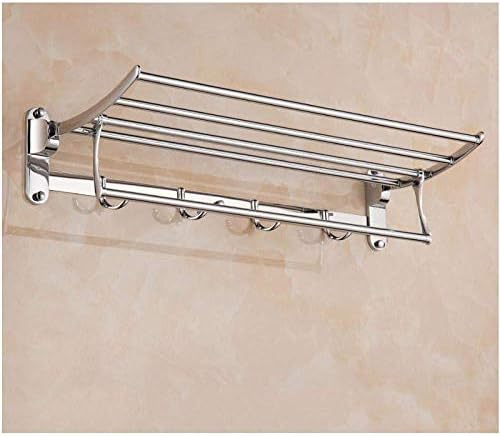Sturdy Stainless Steel Towel Rack with Double-Layer Design