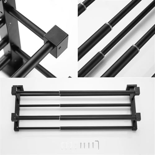 Sturdy Stainless Steel Towel Holder Black