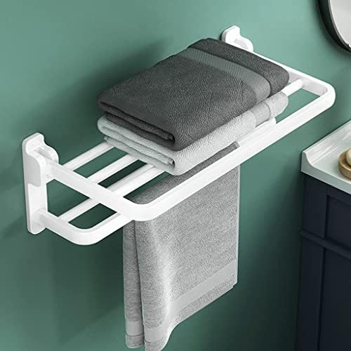BOCbco Wall Mounted Towel Holder with Double Rail 50Cm