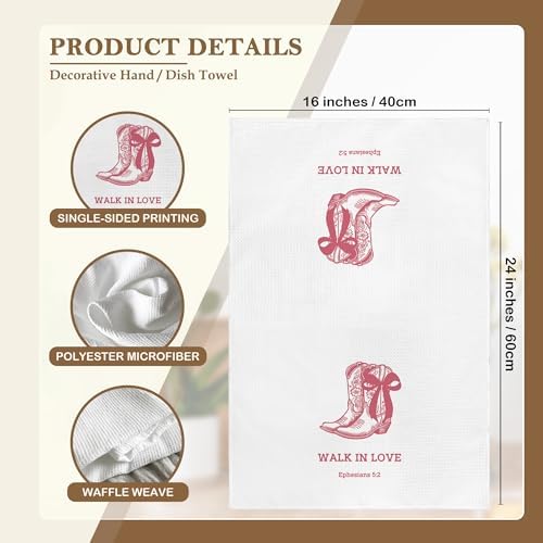 Bible Cowgirl Kitchen Towels