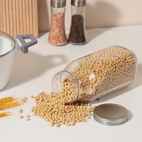 Easy-Opening 64oz Mason Jars Set