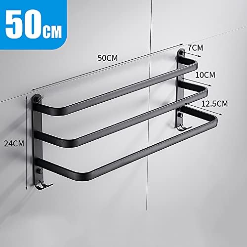 Stylish 3-Tier Wall-Mounted Towel Holder