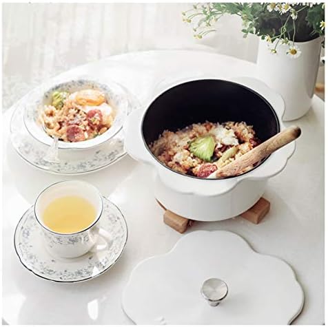 SISWIM 22L Enameled Cast Iron Stockpot with Lid