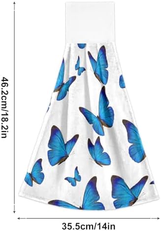 Blue Butterfly Kitchen Towels