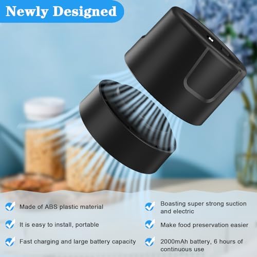 Aizilasa Electric Mason Jar Vacuum Sealer Sealed Better Forever
