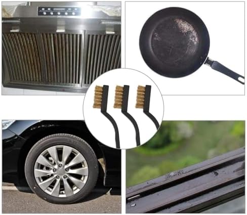 Wire Brush Set for Rust Paint and Dirt Removal