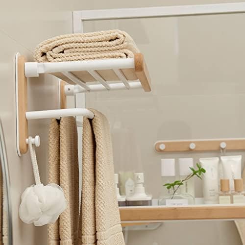 Premium White Wall-Mounted Towel Rail for Bathrooms