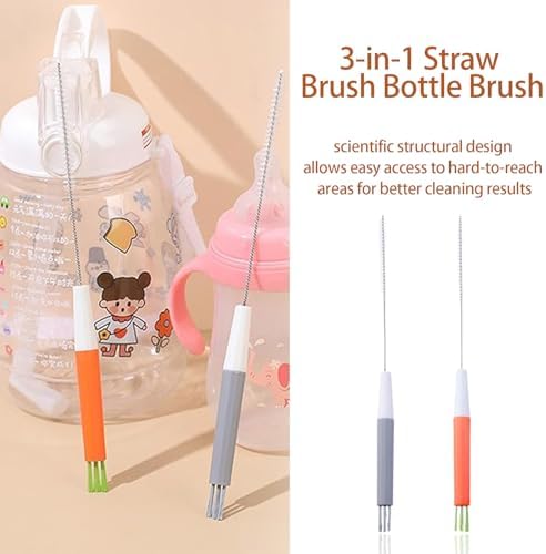 3 in 1 Cleaning Brush for Milk Bottles and Cups