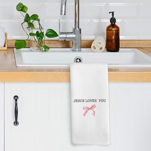 Stylish Pink Bow Kitchen Towels for Girls Bestie Gifts
