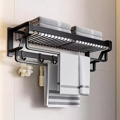 FOLDABLE ALUMINUM TOWEL RACK