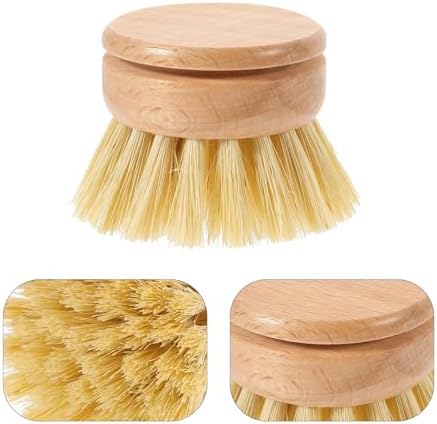 Compact Dish Brush for Scrubbing Dishes and Vegetables