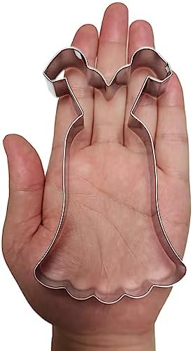Large Size Wedding Dress Cookie Cutter 49 Inches Stainless Steel
