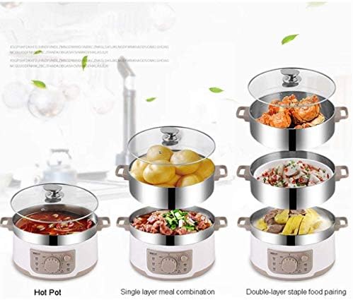 Electric Steamer BPA-Free Stainless Steel Stackable Multifunctional Kitchen Tool for Home