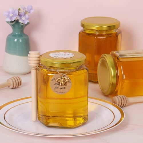 9 Oz Glass Honey Jars Delight
