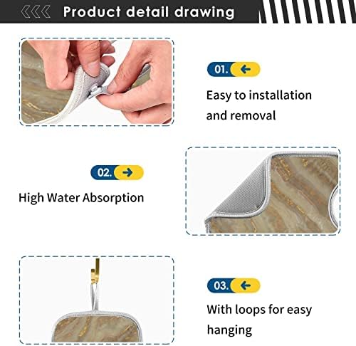 Dussdil Kitchen Faucet Mat