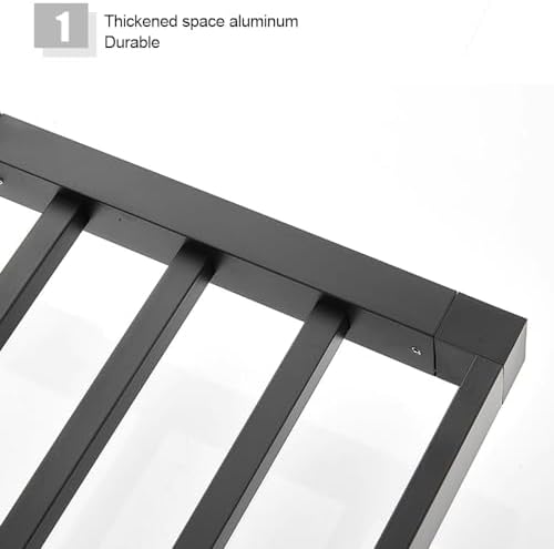 Thickened Black Wall-Mounted Towel Hanger for Bathroom Organization