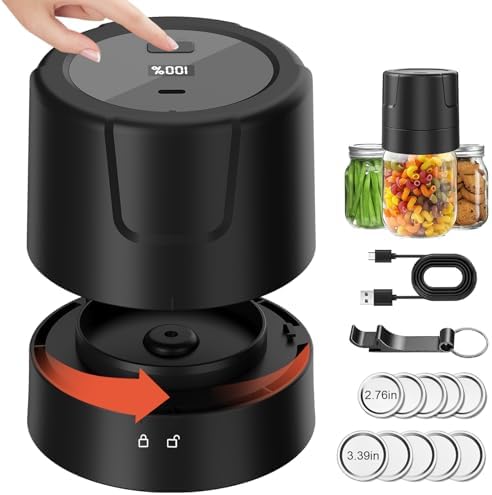 Aizilasa Electric Mason Jar Vacuum Sealer Sealed Better Forever