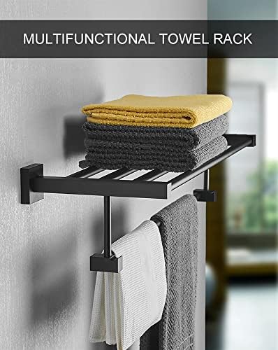 Seize Organized Bathroom Space with NO Screws Required 30cm Aluminum Towel Rack
