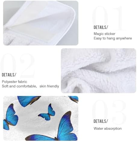 Blue Butterfly Kitchen Towels