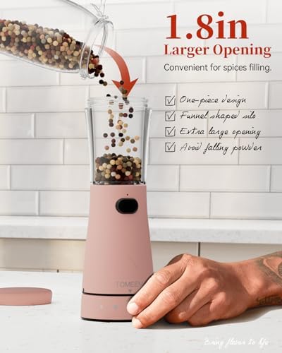Stainless Steel Salt Pepper Grinder Set