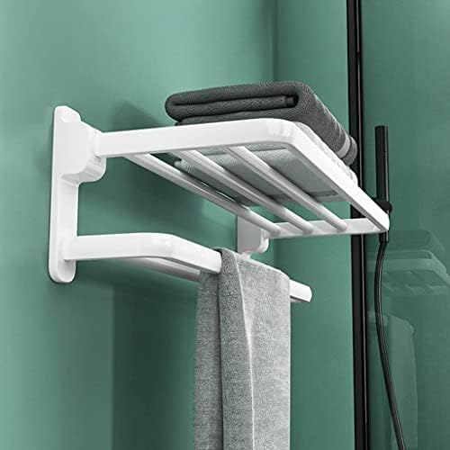 BOCbco Wall Mounted Towel Holder with Double Rail 50Cm