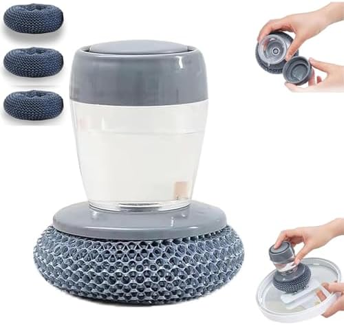 Kitchensoap Press Dispenser Palm Brush