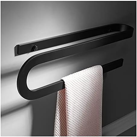 Versatile Wall-Mounted Towel Holder for Bathroom Durable Aluminum Design
