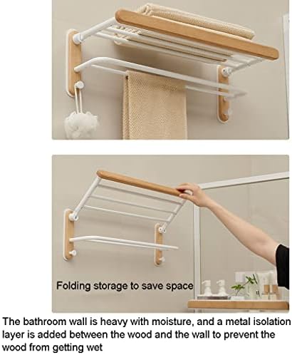 Premium White Wall-Mounted Towel Rail for Bathrooms