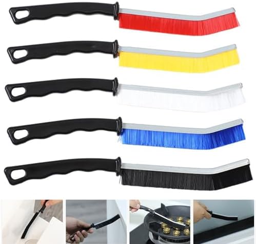Efficient Crevice Brush Set 5-Piece - Perfect for Deep Cleaning