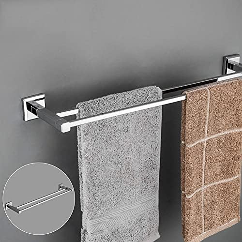 Double Towel Holder Hooks Towel Rail Rack