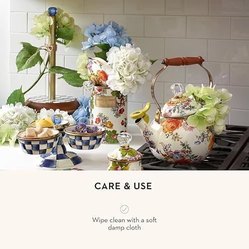 MACKENZIE-CHILDS Blue and White Paper Towel Holder