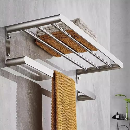ANNBK A Stainless Steel Towel Hanger Black 60CM