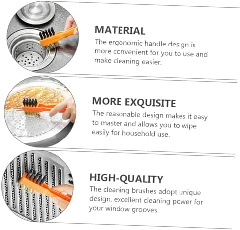 2-Piece Window Groove Cleaning Brush Set - Multi-Functional