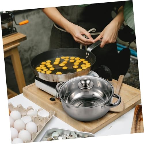 GRIRIWErgonomic Steam Pot Boil Dry Compact Easy to Use