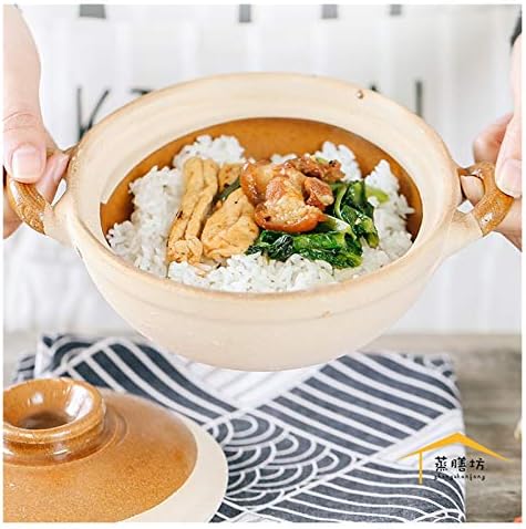 Versatile heat resistant stockpot with lid for soups stews casseroles