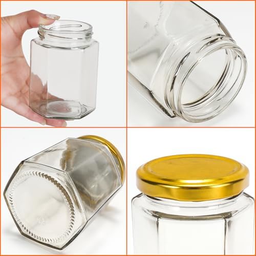 9 Oz Glass Honey Jars Delight