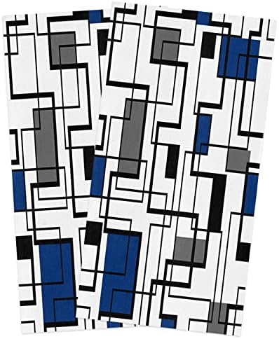 Double Geometric Kitchen Towels