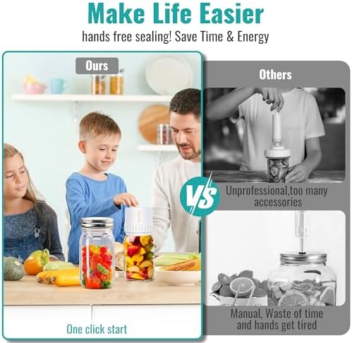 Instantly Seal Jar - Efficient Easy Vacuum Sealer