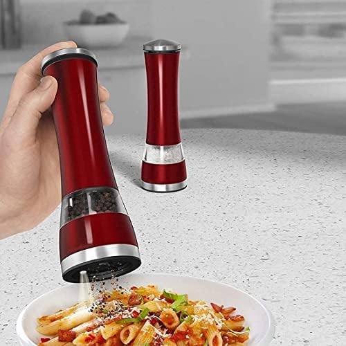 Stainless Steel Salt Pepper Mill Set with Precision Mechanism