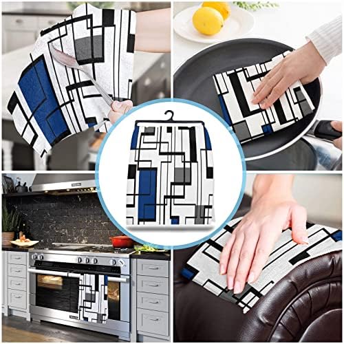 Double Geometric Kitchen Towels