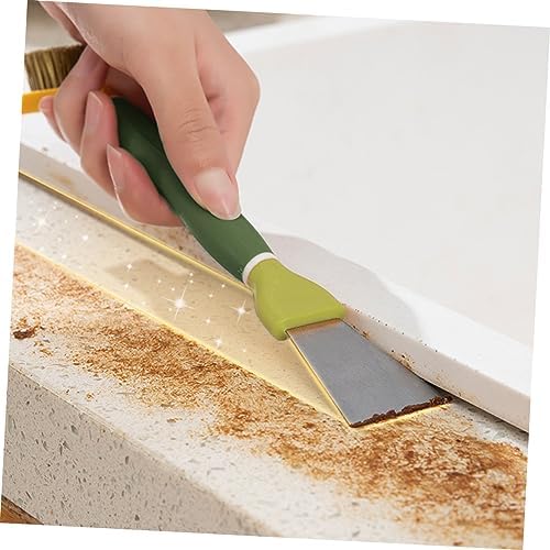 Copper Wire Cooktop Scraper with Stiff Bristles