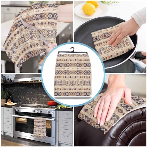 ZOE GARDEN Bohemian Geometric Kitchen Towels