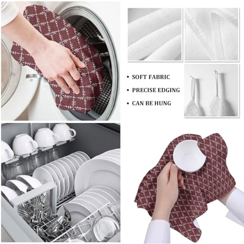 ZOE GARDEN Rugby Kitchen Towels 2 Pack 18x28