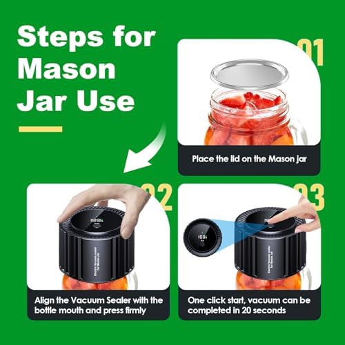 Mason Jar Vacuum Sealer Kit