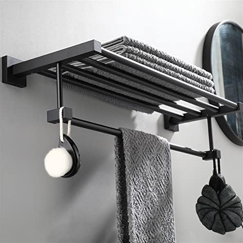 Seize Organized Bathroom Space with NO Screws Required 30cm Aluminum Towel Rack