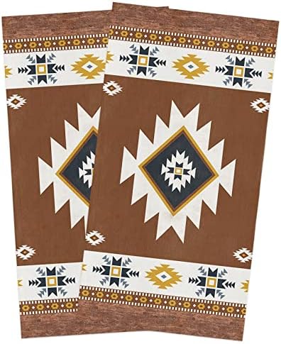 ZOE GARDEN Rustic Kitchen Towels Quick Dry Microfiber Durable Design 2-Pack Set